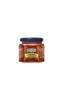 Брускетта из вяленых томатов с оливками