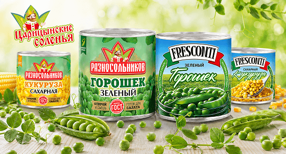 Зеленый горошек оптом